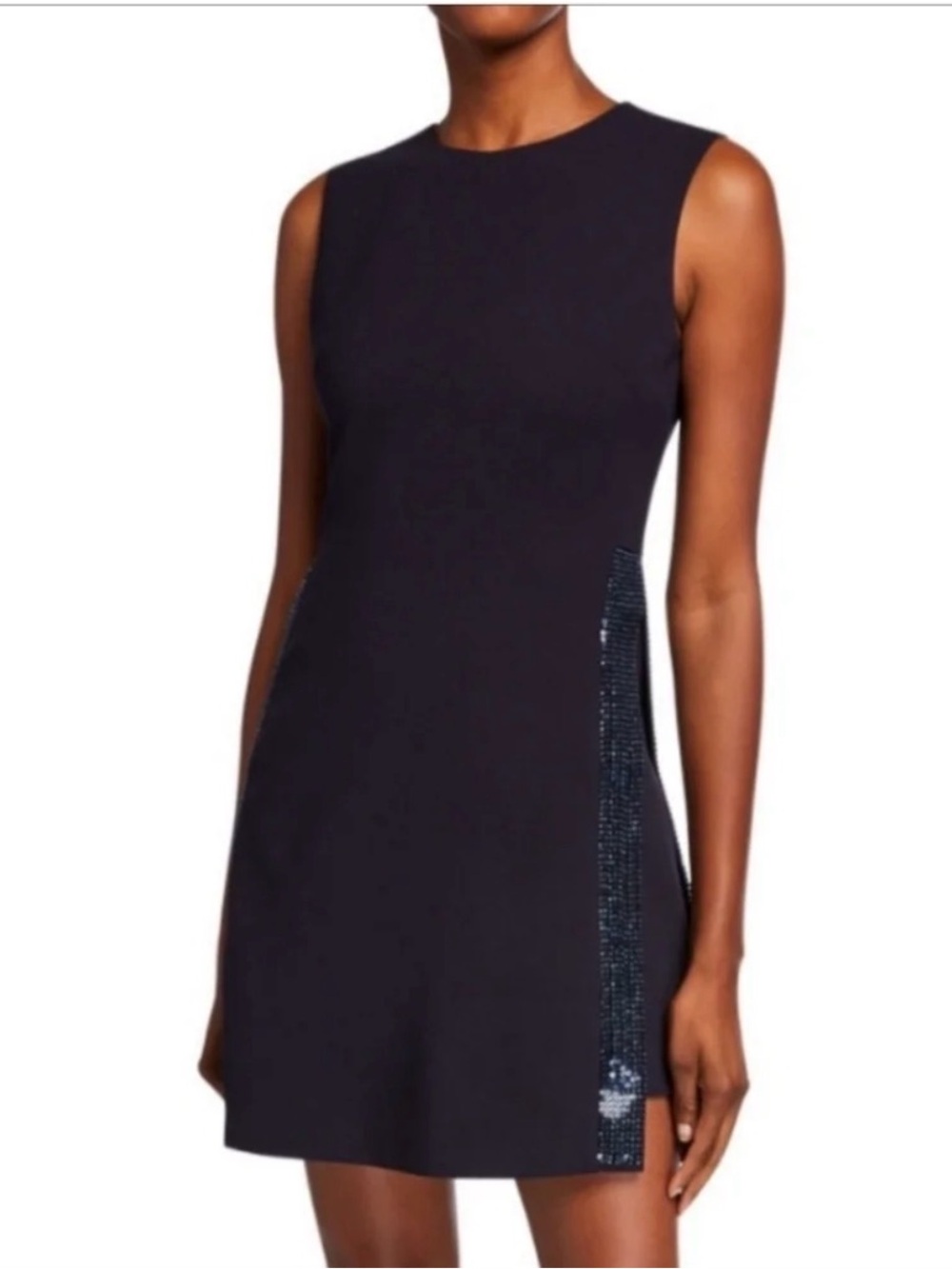 Ted Baker Sleeveless Shift Dress with Sequin Side Panels